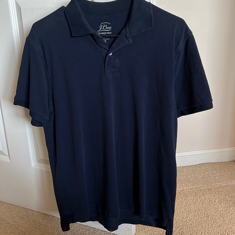 J.Crew Men’s Knit Goods Classic Polo Collared Shirt (M)